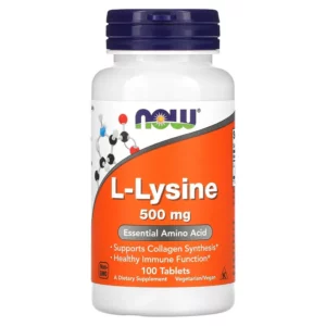 L Lysine 500mg 100 Vien Now Foods