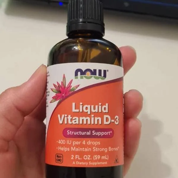 Liquid Vitamin D 3 400 IU 2 fl oz 59 ml Now Foods 1