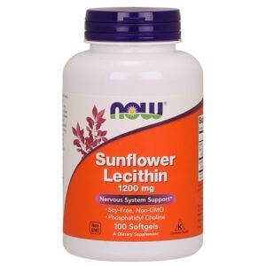 Sunflower Lecithin 1200 mg 100 Vien Now Foods