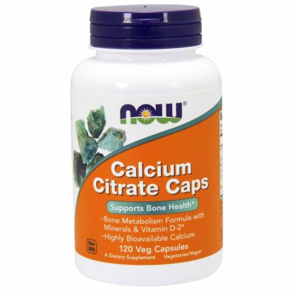 Calcium Citrate Caps 120 Vien Now Foods