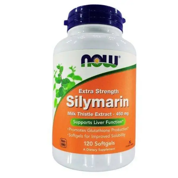 Extra Strength Silymarin Milk Thistle Extract 450mg Now Foods 1