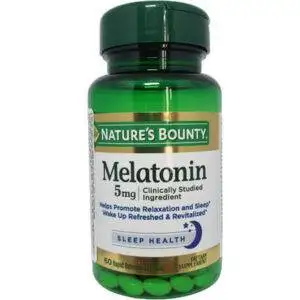 Melatonin, 5 mg, 60 viên, Nature's Bounty