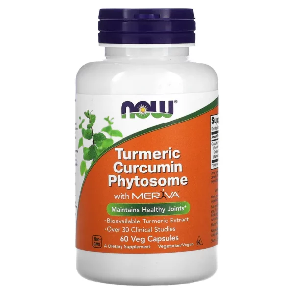 Turmeric Curcumin Phytosome With Meriva 60 Vien Now Foods