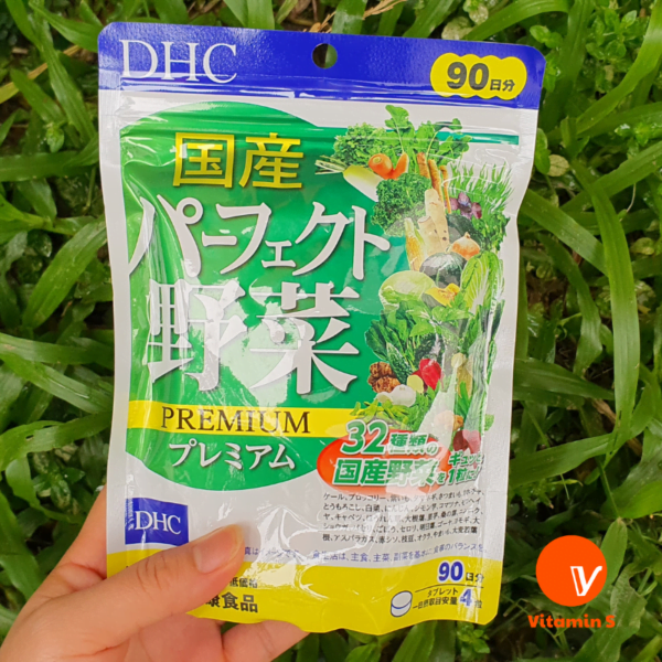 Vien uong DHC Perfect Vegetable Premium Japanese Harvest 90 ngay