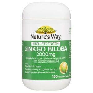 Bo nao Ginkgo Biloba 2000mg 120 vien Natures Way