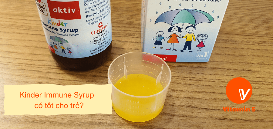 Kinder Immune Syrup Doppelherz co tot cho tre Vitamin S Kinder Immune Syrup Doppelherz co tot cho tre