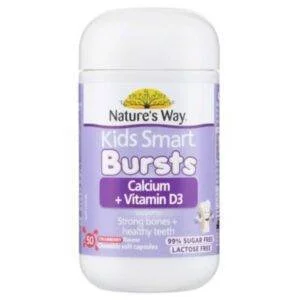 Kids Smart Bursts Canxi + Vitamin D3, 50 viên, Nature's Way