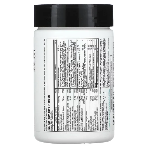 Hair Vitamins 120 Vien Codeage 2