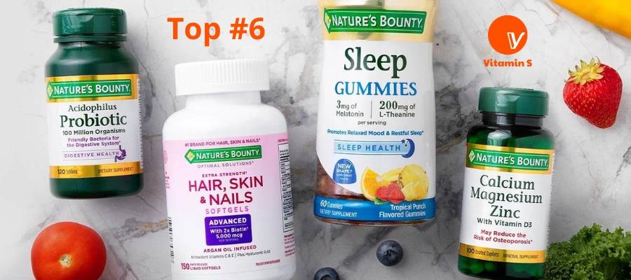 top 6 san pham Natures Bounty