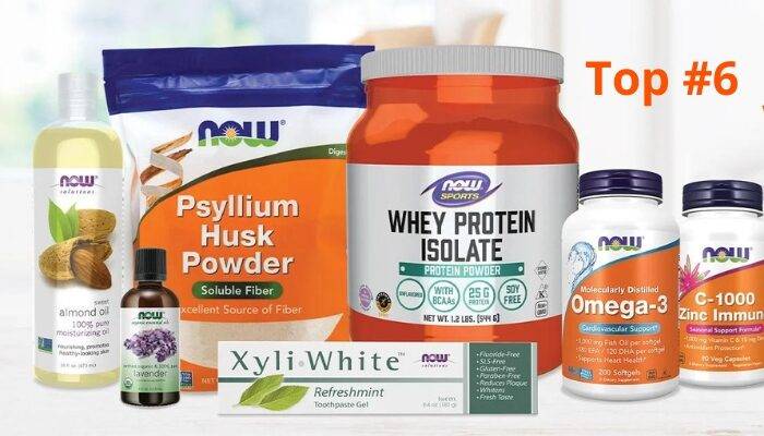 top 6 san pham now foods