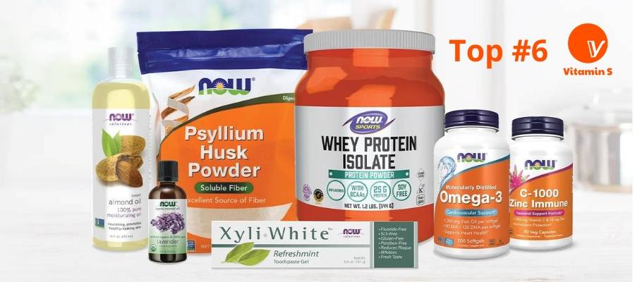 top 6 san pham now foods