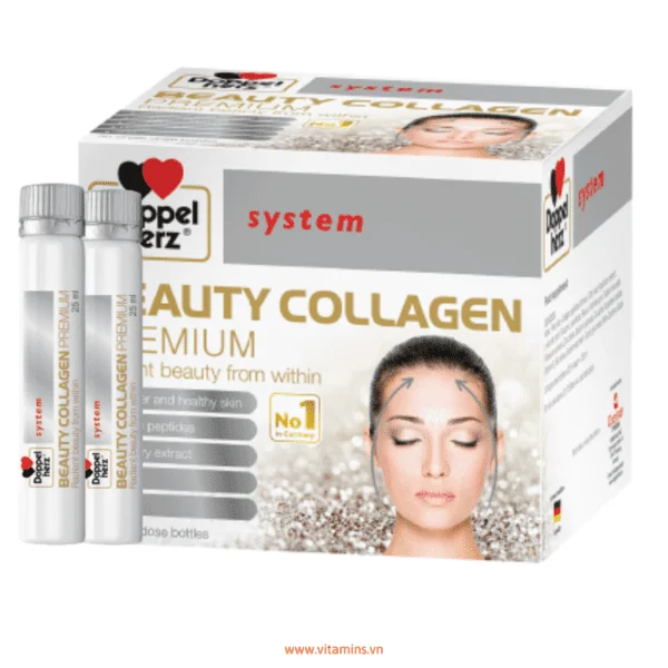Beauty Collagen Premium Doppelherz dang nuoc 30 ong 1
