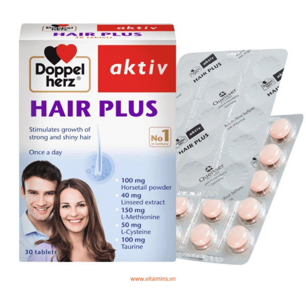 Vien uong moc toc Hair Plus Doppelherz 30 Vien 2