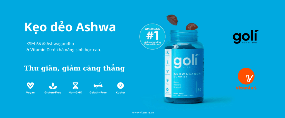keo deo nhan sam Ashwagandha Goli